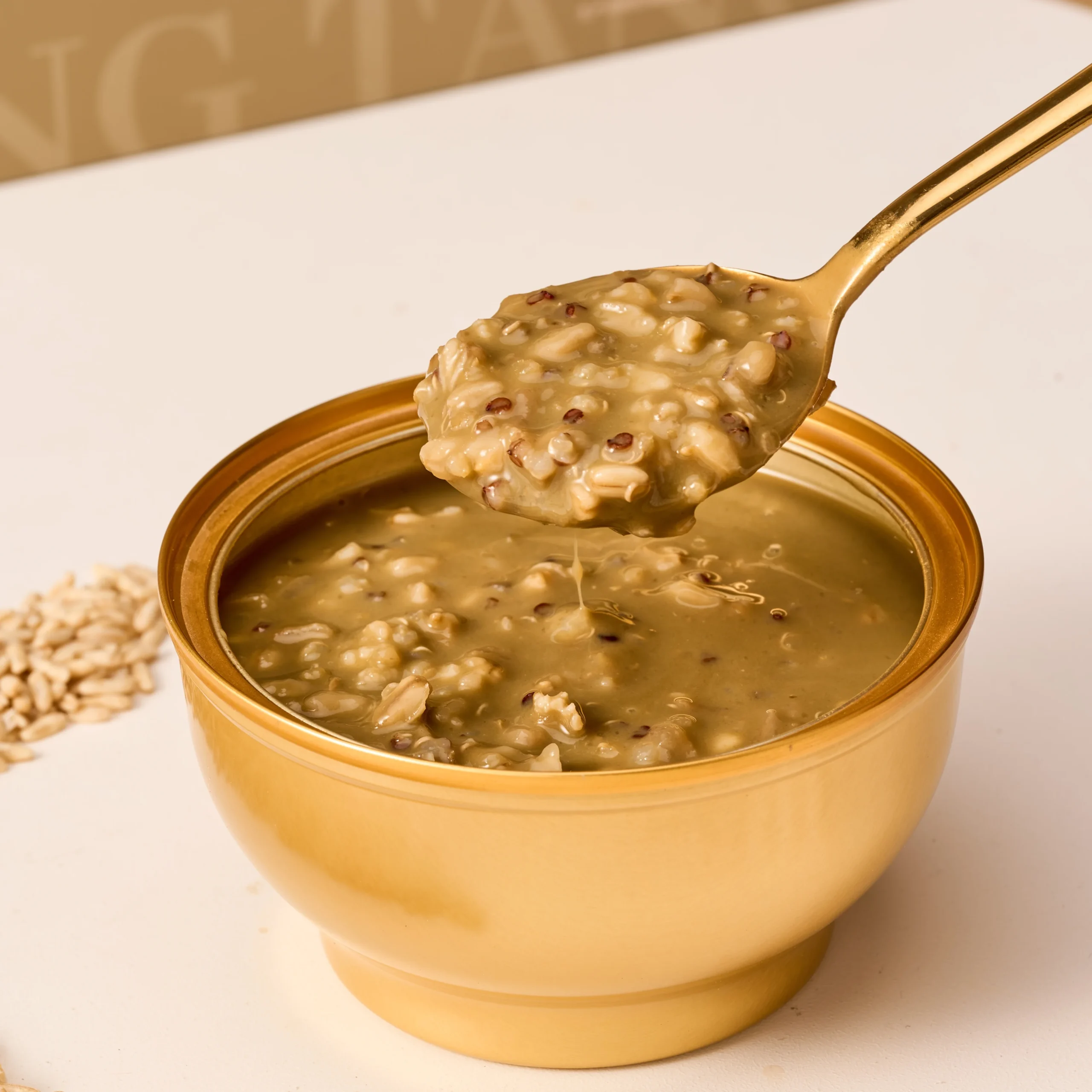 Fresh Homestyle Creamy Avocado Quinoa Congee No Artificial Flavors Low Fat Gut-Friendly Diet Meal Replacement - Image 3